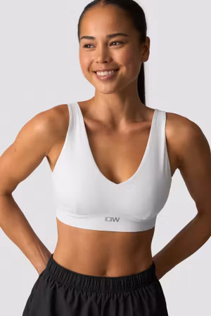 Essential Mid Support Sport-BH Vit