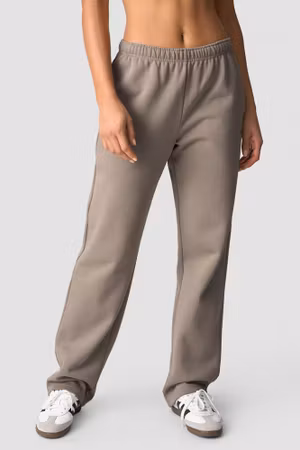 Raka Träningsbyxor Grå för Vardagsbruk