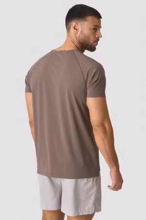 Träningsmelange T-shirt Herr Varm Grå Melange