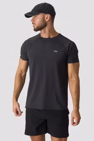 Träningsmelange T-shirt Herr Stormig Grå Melange