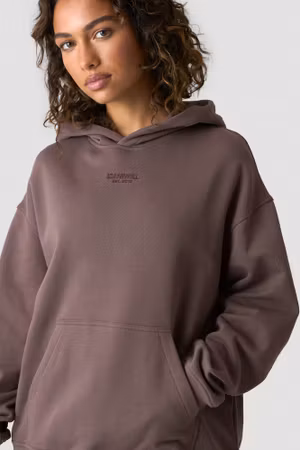 Essence Hoodie W Dusty Brown