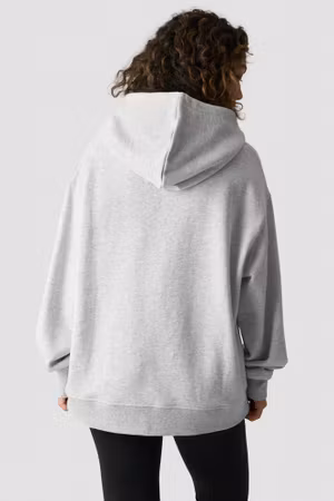 Essence Hoodie W Ljusgrå Melange