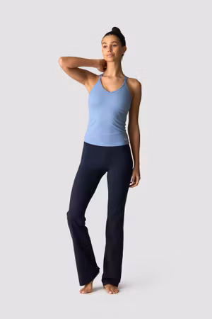 Nimble Strappy Linne Med Metall Blå