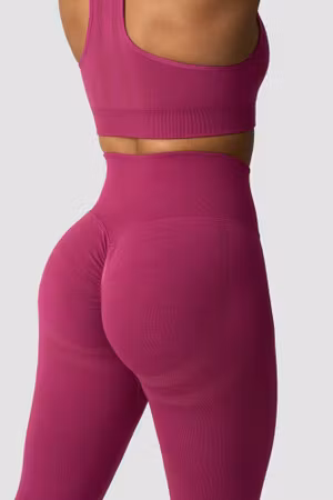 Rush Seamless Tights Magenta Rose Melange