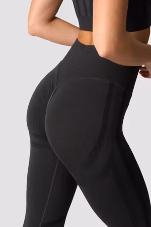 Rush Seamless Tights Mörk Graphite Melange