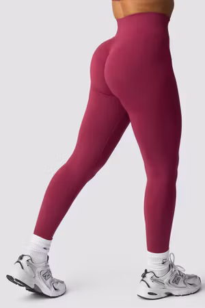 Släta Seamless Strumpbyxor Magenta Rose