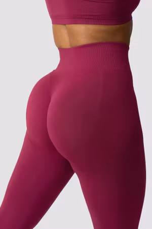 Släta Seamless Strumpbyxor Magenta Rose