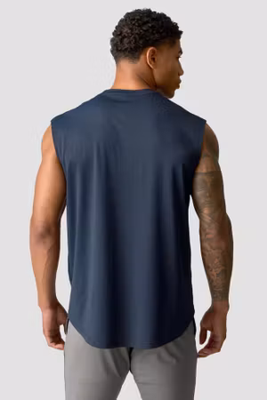 Stride Ärmlös T-shirt Marinblå