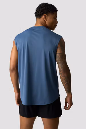 Stride Ärmlös T-shirt Dusty Twilight Blue