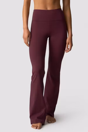 Nimble Flared Strumpbyxor Mörk Mahogny