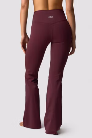 Nimble Flared Strumpbyxor Mörk Mahogny