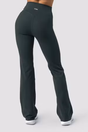 Nimble Flared Tights Mörkgröna