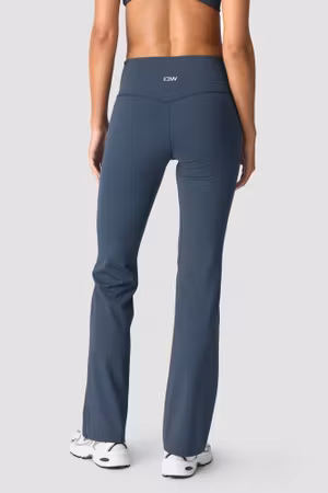 Nimble Flared Tights Mörkblå