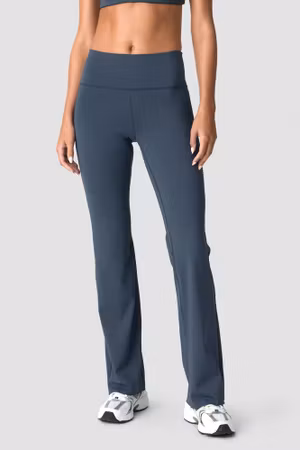 Nimble Flared Tights Mörkblå