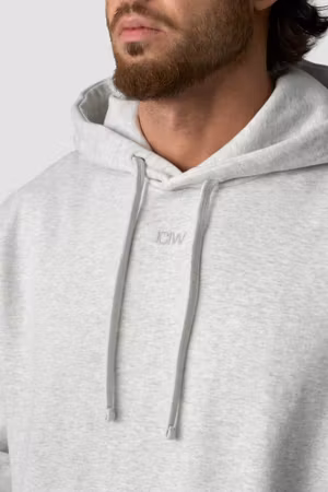 Everyday Hoodie Herr Vit Melange