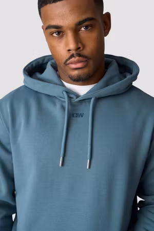Everyday Hoodie Herr Stålblå