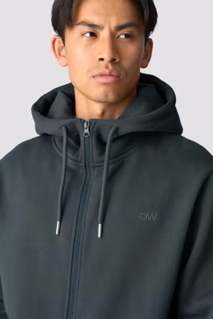 Everyday Zip Hoodie Herr Mörkgrön