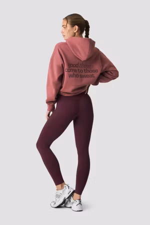 Everyday Relaxed Hoodie Print Calm Red