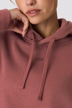 Everyday Relaxed Hoodie Print Calm Red