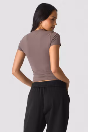 Essence Seamless T-shirt W Dusty Brown