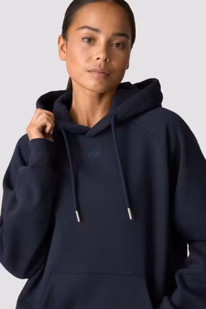 Everyday Hoodie Wmn Marinblå