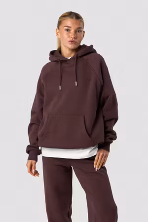 Everyday Hoodie Wmn Vinröd