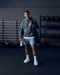 Stride Shorts Herr Stålblå