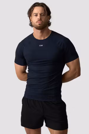 Ignite Muscle Fit T-shirt Marinblå