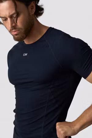 Ignite Muscle Fit T-shirt Marinblå