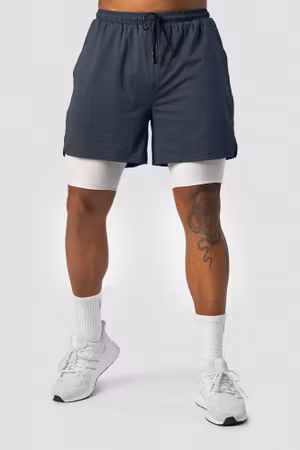 Stride 2-i-1 Shorts Herr Marinblå