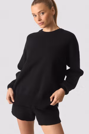 Soft Knit Crewneck Black