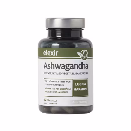 Elexir Pharma Ashwaganda 120 kapslar