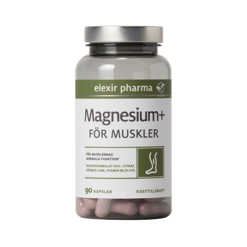 Elexir Pharma Magnesium Muskler 90 kaps