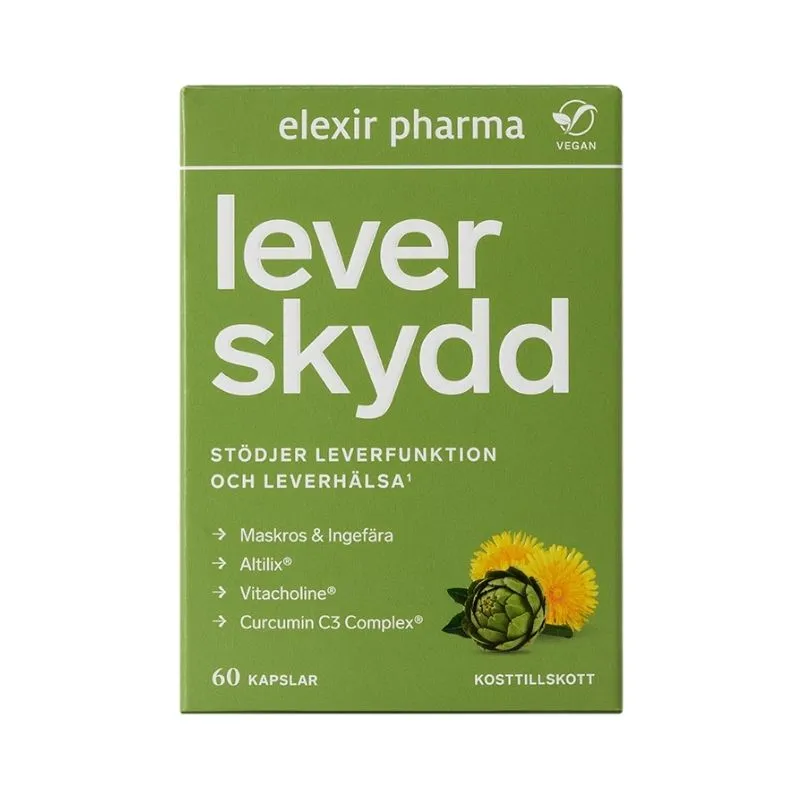 Elexir Pharma Leverskydd 60 kaps