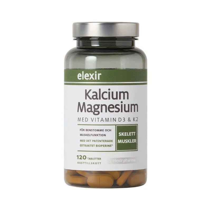 Elexir Pharma Kalcium/Magnesium 120 tabletter