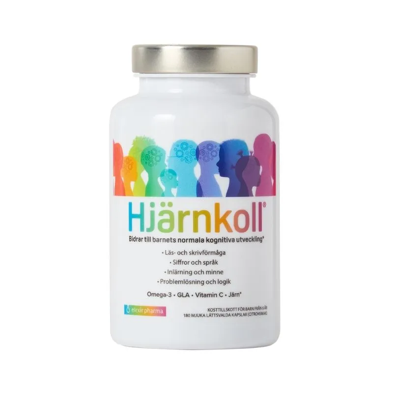 Elexir Pharma Hjärnkoll 180 kaps