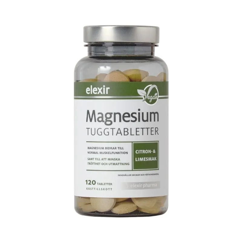 Elexir Pharma Magnesium Tuggtabletter 120 st