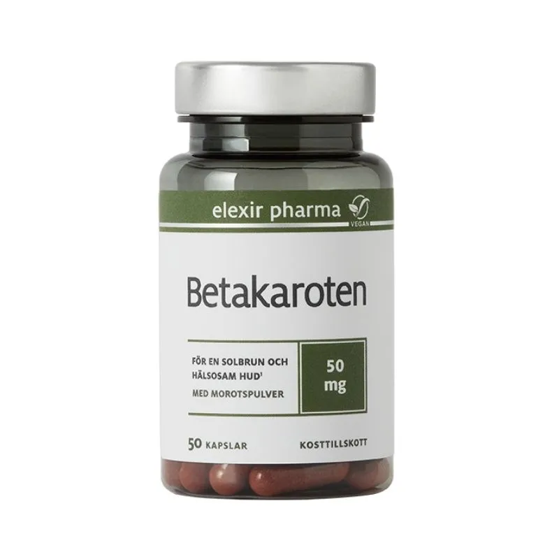 Elexir Pharma Betakaroten 50 mg 50 kaps
