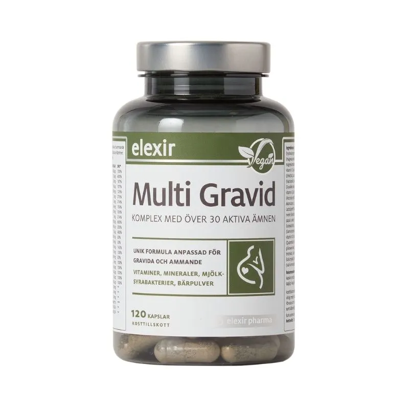 Elexir Pharma Multi Gravid 120 kapslar
