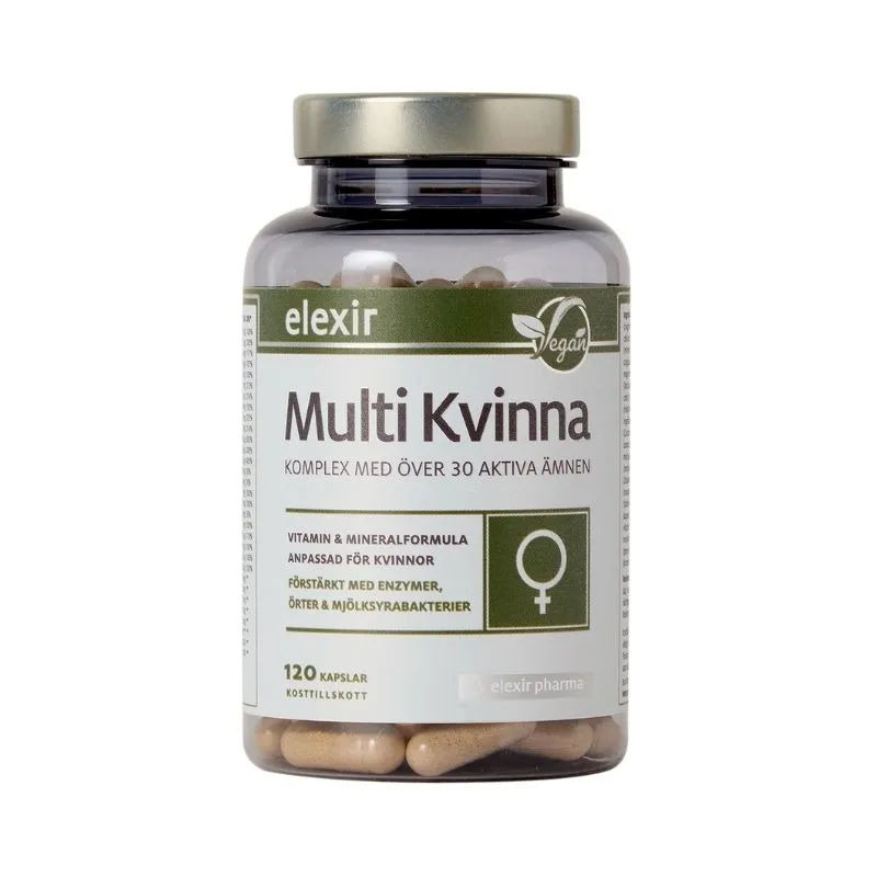 Elexir Pharma Multi Kvinna 120 kapslar