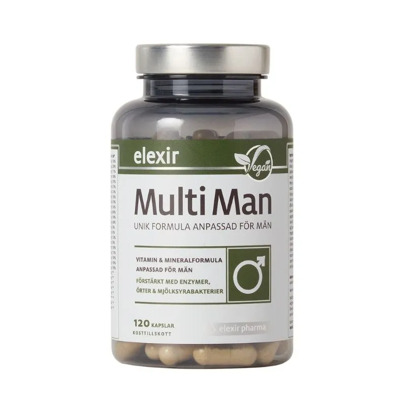 Elexir Pharma Multi Man 120 kapslar