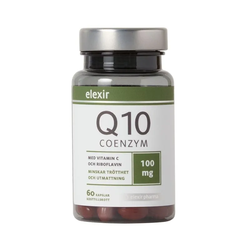 Elexir Pharma Coenzyme Q10 100 mg 60 kapslar