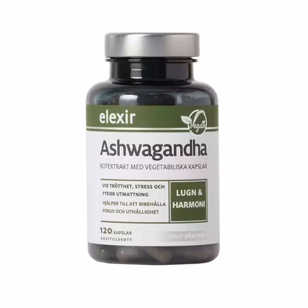Elexir Pharma Ashwagandha 120 kapslar