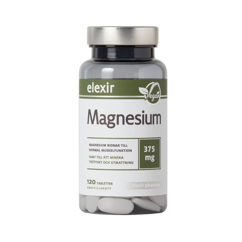 Elexir Pharma Magnesium 375 mg 120 tabletter