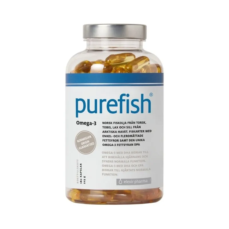 Elexir Pharma Purefish 180 kapslar