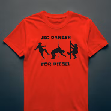T-skjorte "Danser for diesel"