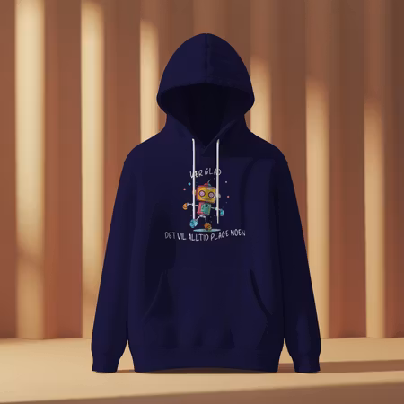 Hettegenser "Vær glad"