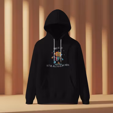 Hettegenser "Vær glad"