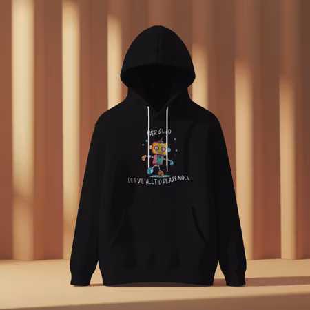 Hettegenser "Vær glad"