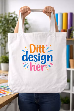 Lag din egen t-skjorte, genser eller handlenett